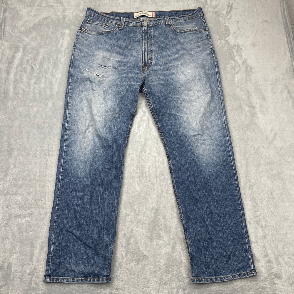 Vtg Levi's Jeans Mens 38x30 Blue‎ Denim Faded Red Tab Regular Fit Straight Leg